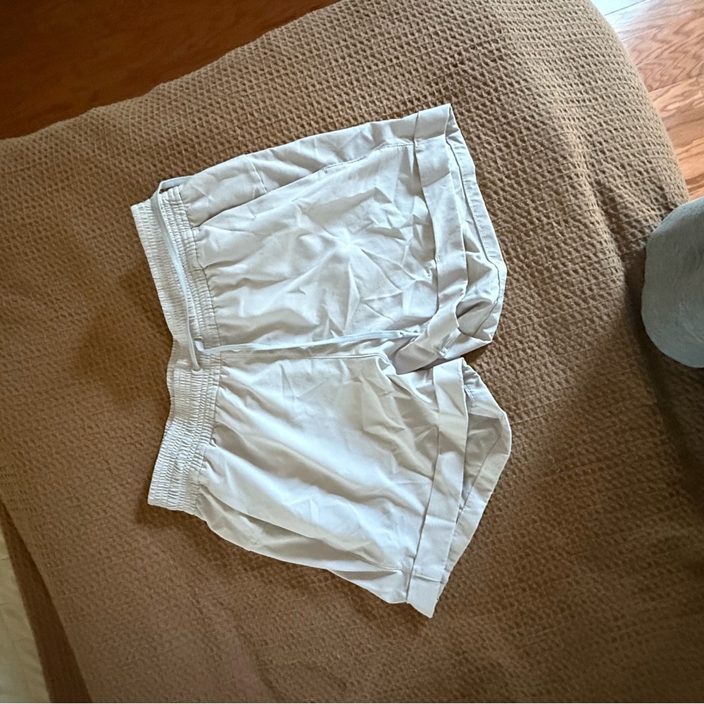 Women's White Lululemon Shorts